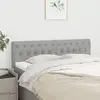 Image de vidaXL Tête de lit Gris clair - 2 pcs 80x88 cm