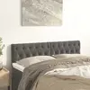Image de vidaXL Têtes de lit 2 pcs - Gris foncé