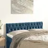 Image de vidaXL Têtes de lit 2 pcs - Bleu foncé