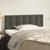 Image de vidaXL Tête de lit - Gris foncé