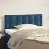 Image de vidaXL Tête de lit Velours - Bleu foncé
