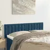 Image de vidaXL Têtes de lit 2 pcs 346474 - Velours bleu foncé