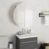 Image de vidaXL Armoire salle de bain LED - Noir