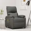 Image de VIDAXL Fauteuil de massage - Gris foncé