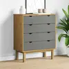 Image de vidaXL OTTA - Marron/Gris