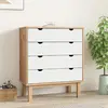 Image de VidaXL Commode OTTA Marron/Blanc