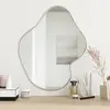 Image de vidaXL Miroir PVC Argenté 60x50 cm