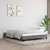 Image de VIDAXL Cadre de lit tissu 140x190 - Gris foncé