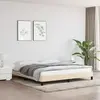 Image de VIDAXL vidaXL cadre de lit sans matelas - Crème 180x200 cm tissu
