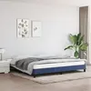 Image de vidaXL Cadre de lit 200x200 cm - Bleu