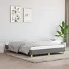 Image de vidaXL Cadre de lit sans matelas gris foncé 140x190 cm tissu