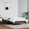 Image de vidaXL Cadre de lit gris en similicuir 90x190 cm