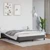 Image de VIDAXL Cadre de lit gris 140x190 cm