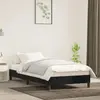 Image de vidaXL Cadre de lit 90x200 cm - Velours Noir