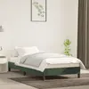 Image de VidaXL Cadre de Lit Velours 100x200 cm - Vert Foncé