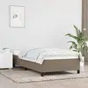 Image de VidaXL Cadre de lit - Taupe 100x200 cm