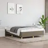 Image de vidaXL Cadre de lit 140x200 cm - Taupe