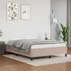 Image de VIDAXL Cadre de lit sans matelas - Cappuccino 140x190 cm similicuir