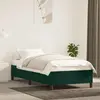 Image de VidaXL Cadre de lit vert foncé 80x200 cm velours