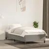 Image de vidaXL Cadre de lit sans matelas - Gris clair 90x200 cm