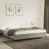 Image de Cadre de lit vidaXL 200x200 cm velours gris clair