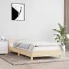Image de VIDAXL Cadre de Lit - Crème 80x200 cm avec Tête de lit