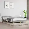 Image de vidaXL Cadre de lit - Gris clair 140x200 cm