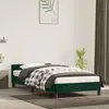 Image de vidaXL Cadre de lit Velours - Vert foncé 80x200 cm