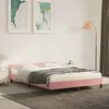 Image de VIDAXL Cadre de lit avec tête de lit - Rose 140x190 cm Velours