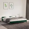 Image de vidaXL Cadre de lit - Vert foncé 160x200 cm