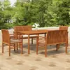 Image de vidaXL Ensemble à manger d'extérieur 5 pcs - Acacia