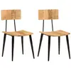 Image de VidaXL Bois manguier - 2 pcs