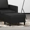 Image de vidaXL Repose-pied Noir