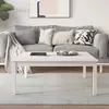 Image de vidaXL - Table Basse Blanc Pin