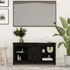 Image de vidaXL Meuble TV - Noir