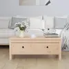 Image de VidaXL Table basse - Bois massif de pin - 100x50x40 cm