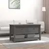 Image de vidaXL Table basse - Gris