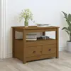 Image de VidaXL Table Basse Marron Miel Bois de Pin