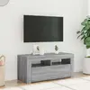 Image de vidaXL Meuble TV LED - Gris sonoma