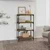 Image de vidaXL Bibliothèque - Chêne Fumé