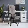 Image de VidaXL Fauteuil de bureau inclinable - Taupe