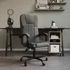 Image de vidaXL Fauteuil inclinable de bureau - Gris foncé