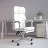 Image de vidaXL Fauteuil inclinable Blanc Similicuir