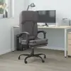 Image de vidaXL Fauteuil de massage inclinable de bureau - Gris