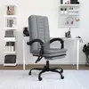 Image de VIDAXL Fauteuil de bureau inclinable - Gris clair