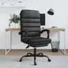 Image de VidaXL Fauteuil de massage inclinable - Noir Similicuir