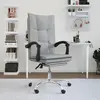 Image de vidaXL Fauteuil Inclinable de Bureau - Gris Clair