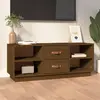 Image de vidaXL Meuble TV pin massif