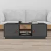 Image de Table basse Gris Bois massif de pin