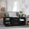 Image de VIDAXL Table basse bois de pin noir